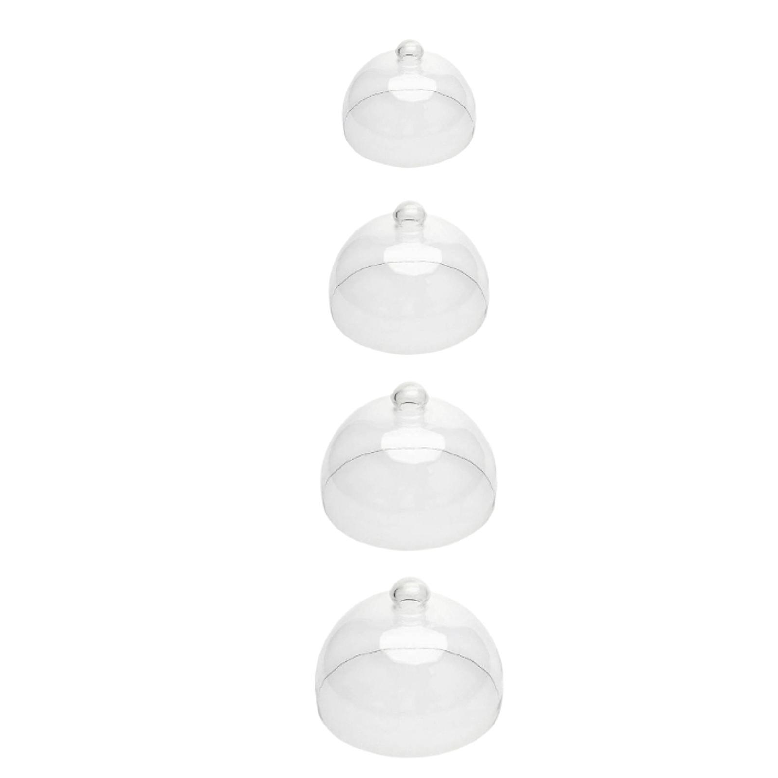 Plastic Dome Clear - โดมแก้วใสสำหรับเค้ก ฝาครอบจานเค้ก พร้อมฐานวางสำหรับเสิร์ฟและโชว์ ขนมหวาน ของตกแต่งบ้าน