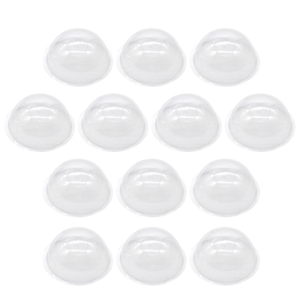 Plastic Dome Clear - ฝาครอบโดมพลาสติกใสสำหรับลูกโลกหิมะ 30 ชิ้น - โดมครึ่งทรงกลม PVC
