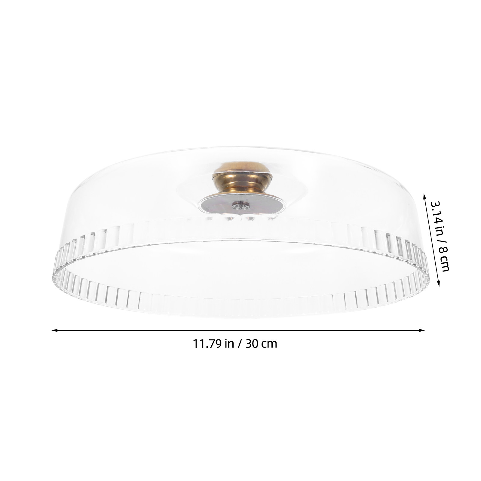 ฝาครอบเค้กอะคริลิกใสขนาด 30 ซม - Plastic Dome Clear บทวิจารณ์และราคา