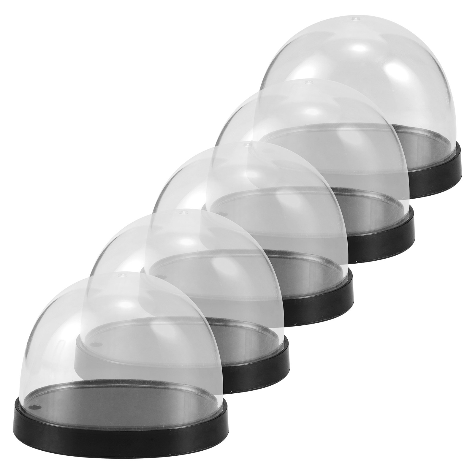 ชุดโดมแก้วใส 5 ชิ้น โดมโชว์สิน - Plastic Dome Clear บทวิจารณ์และราคา