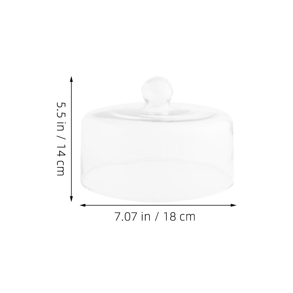 ฝาครอบเค้กแก้วใสขนาด 18 ซม. สำ - Plastic Dome Clear บทวิจารณ์และราคา