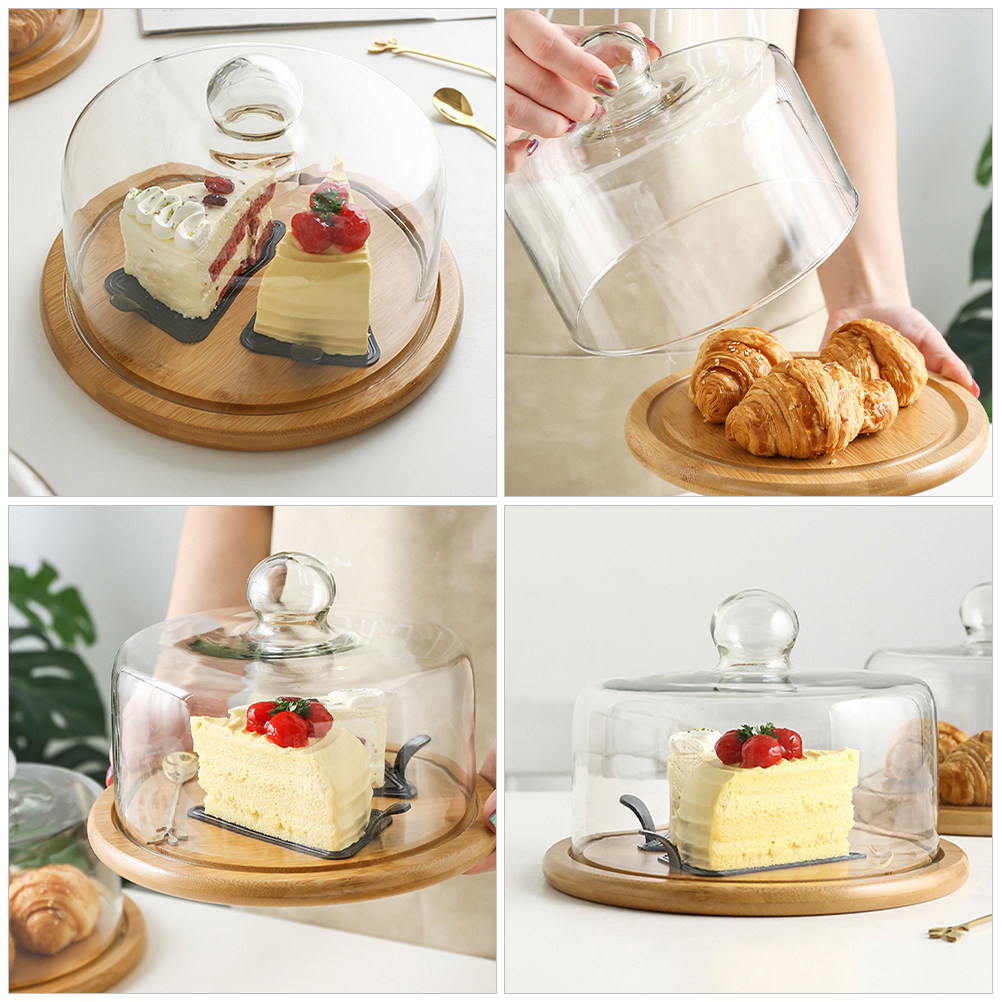 ฝาครอบเค้กแก้วใสขนาด 18 ซม. สำ - Plastic Dome Clear บทวิจารณ์และราคา