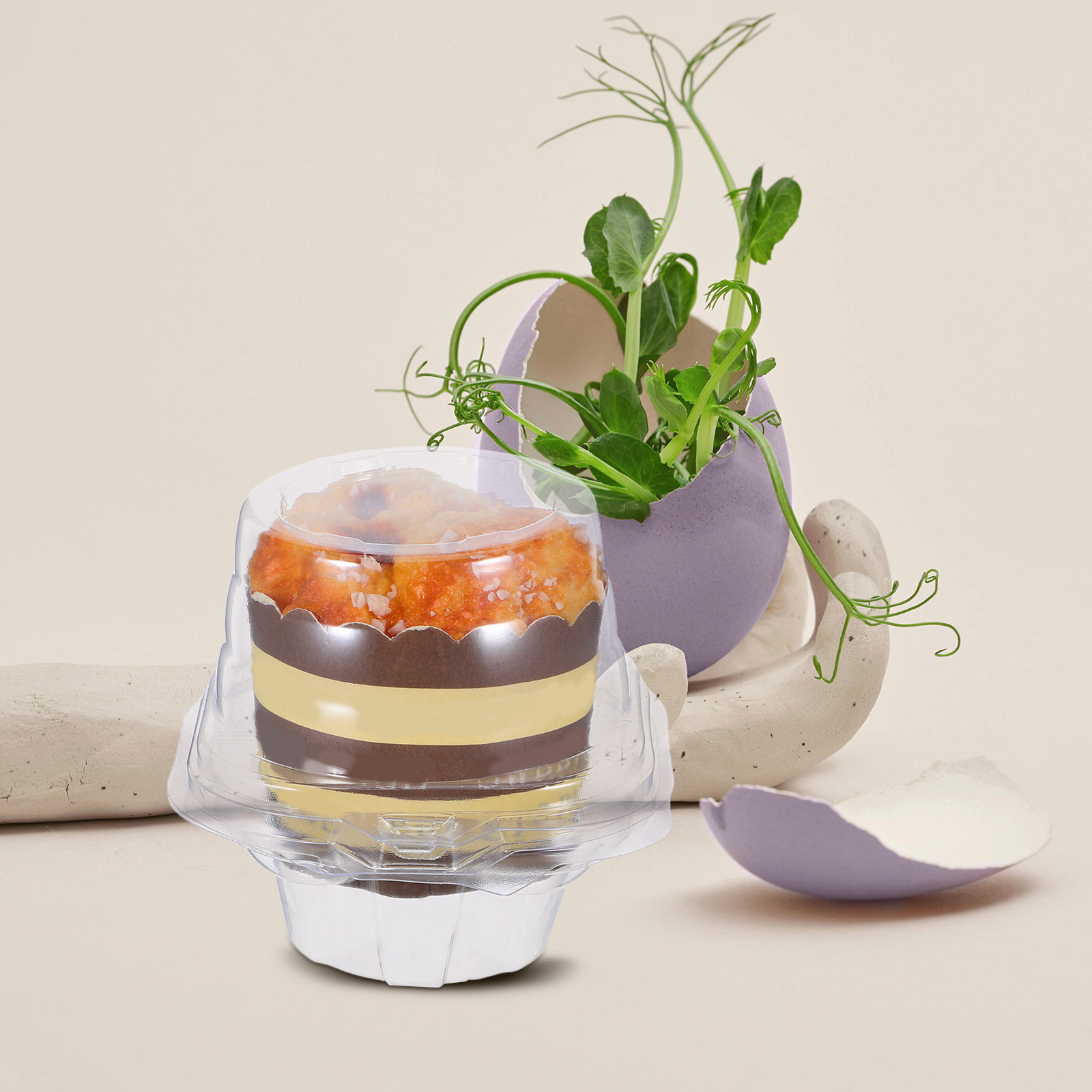 กล่องใส่คัพเค้กใส 50 ชิ้น ฝาโด - Plastic Dome Clear บทวิจารณ์และราคา